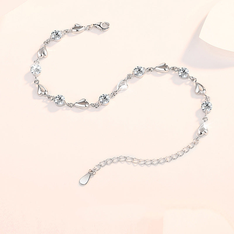 Heart of the Ocean Bracelet - Elegant Blue or White Beaded Jewelry for Women | Perfect Gift for Birthday, Anniversary & Beach Weddings