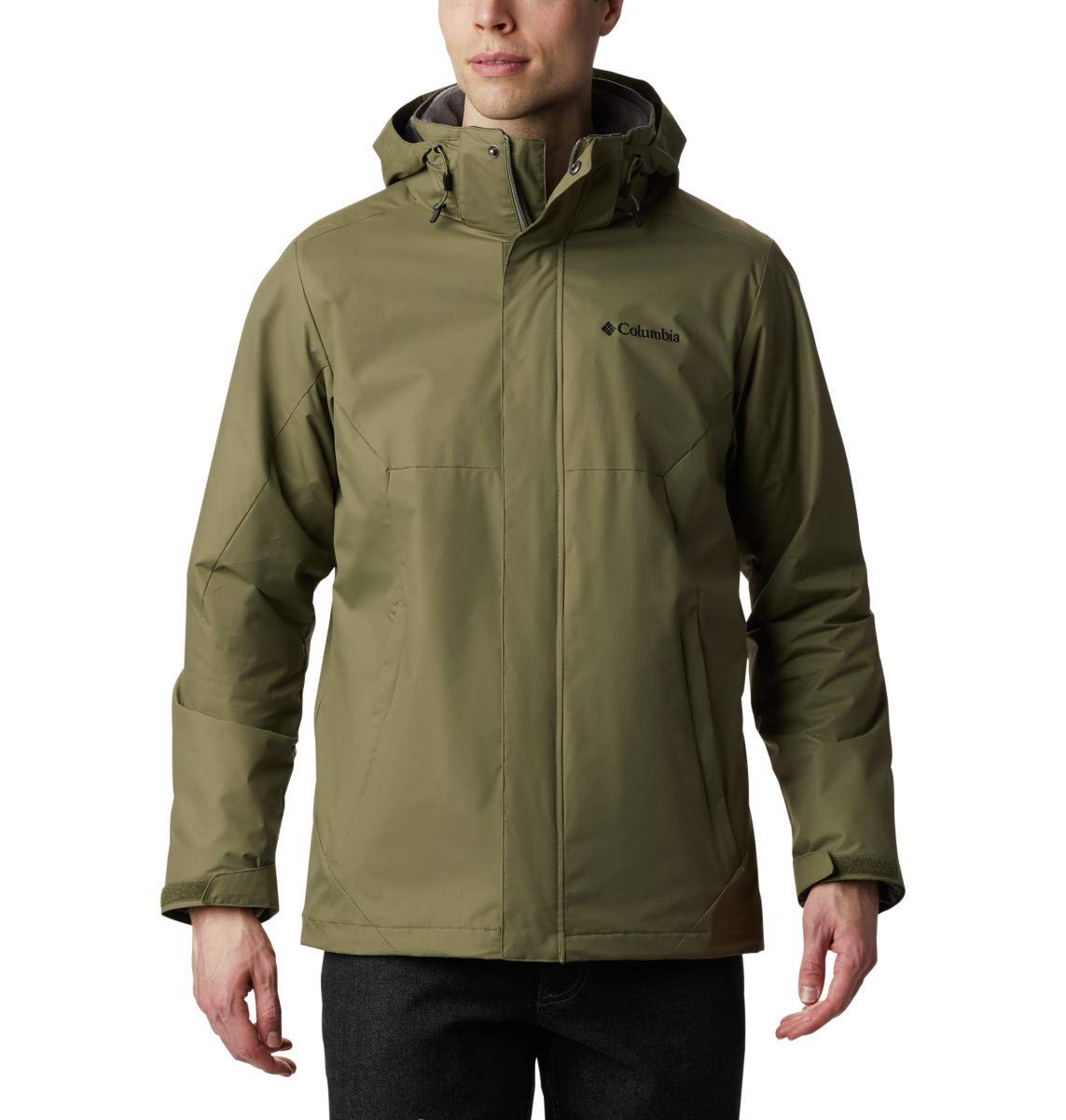 Columbia Men's Eager Air Interchange 3-in-1 Waterproof Jacket - Lightweight Winter Coat for Hiking, Camping & Outdoor Activities