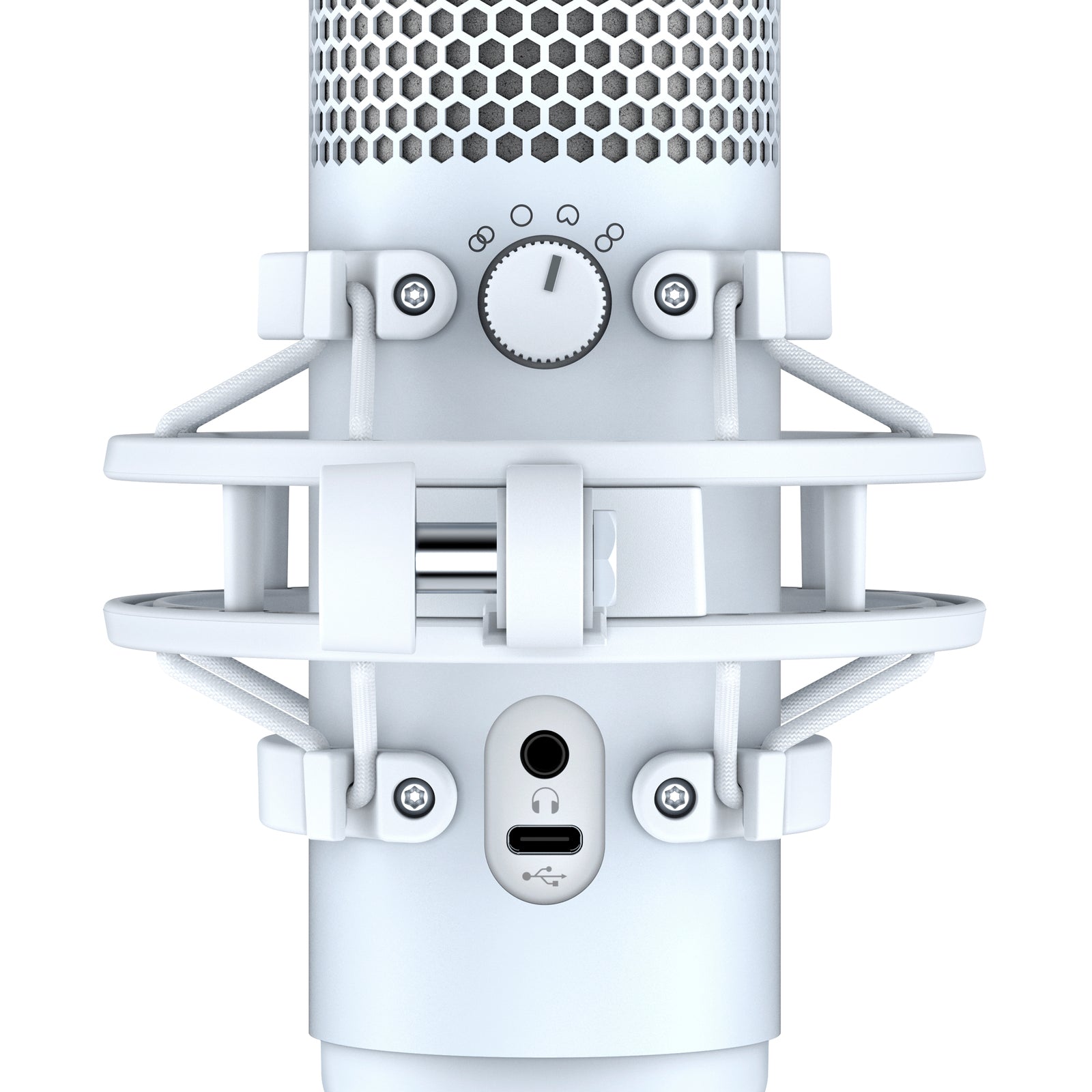 HyperX QuadCast S USB Condenser Microphone with RGB Lighting - Professional Streaming, Podcasting & Gaming Mic for PC, PS4 & Mac - Perfect for Twitch, YouTube & Discord