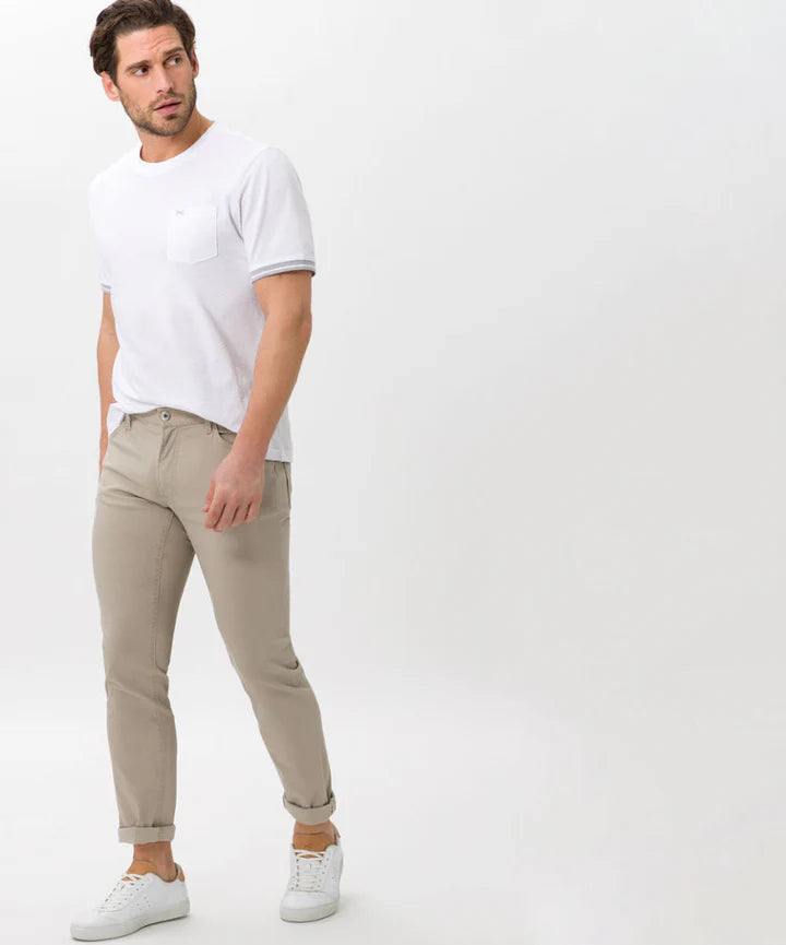 BRAX Chuck Hi-Flex 5 Pocket Pants - Durable Stretch Work Pants for Men - Comfortable & Flexible for Work, Outdoor Activities, and Casual Wear