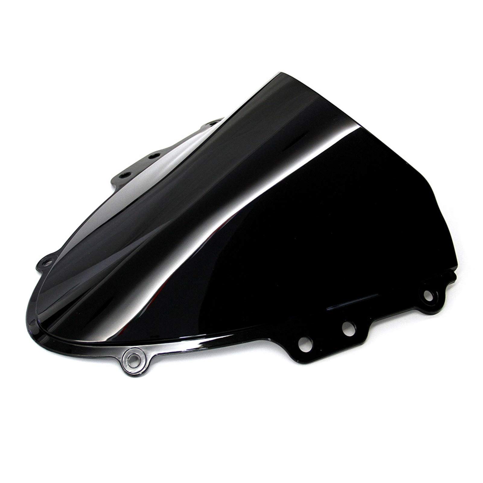 Suzuki GSX-R600 GSX-R750 GSXR600 GSXR750 K4 K5 Motorcycle Windscreen Spoiler - Black Windshield Wind Deflector for 2004-2005 Models | Perfect for Highway Riding & Wind Protection