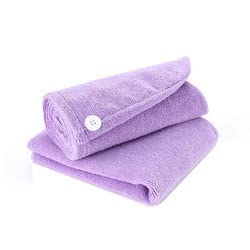 Best Superfine Fiber Hair-Drying Towel for Women - Ultra Absorbent Microfiber Hair Towel (7X Faster Drying) - Set of 1, Multicolor - Perfect for Travel, Gym, Swimming & Home Hair Care