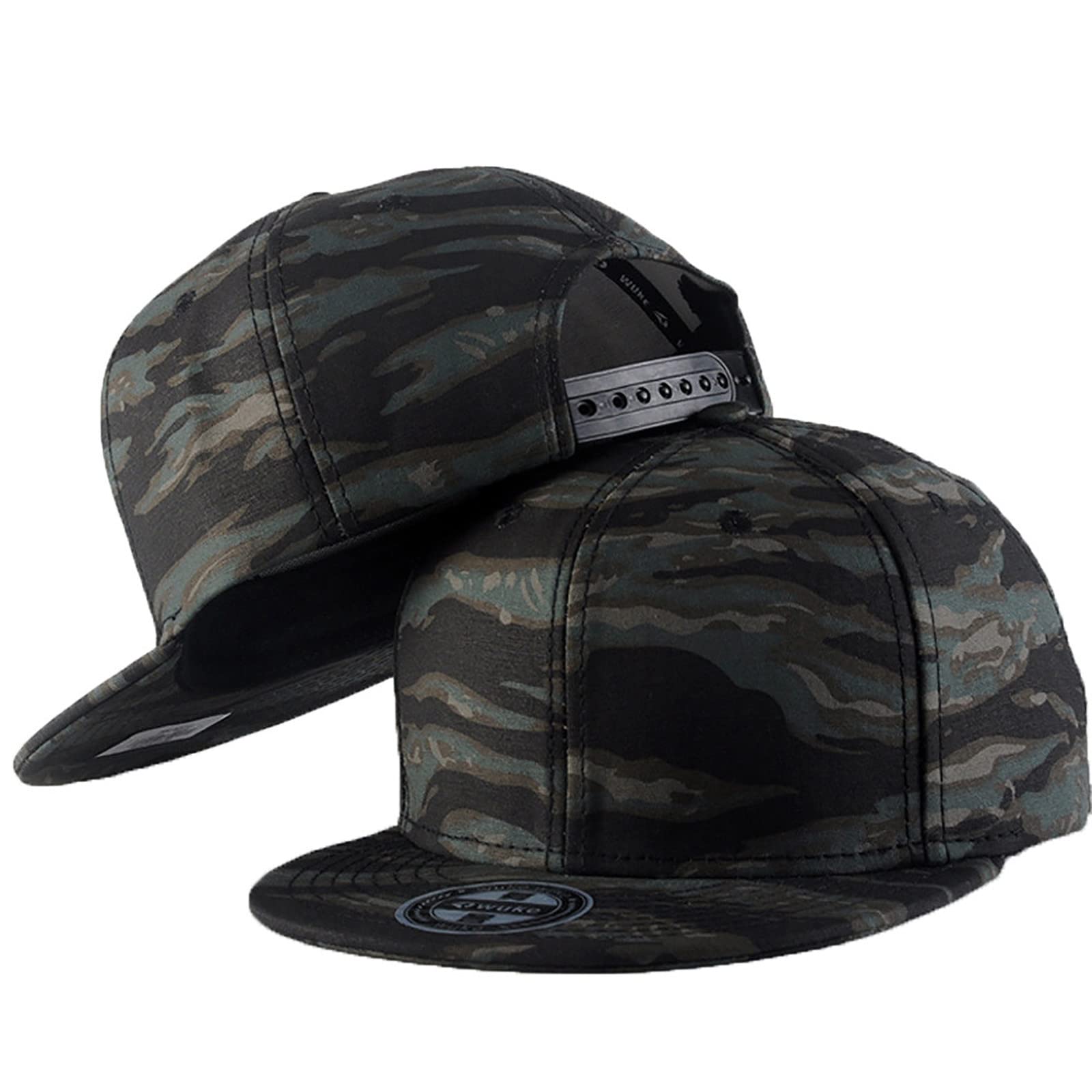 Yangyy Unisex Adjustable Camouflage Snapback Hat - Military Style Baseball Cap for Men & Women - Perfect for Hip Hop Fashion, Outdoor Adventures & Army Enthusiasts