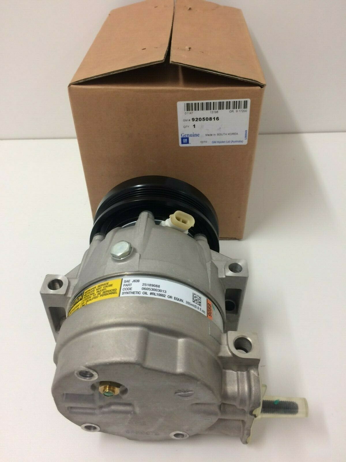 Genuine Holden VT WH 5.0L & 5.7L EFI Air Conditioning Compressor - Replacement Part for Car AC System Repair & Maintenance
