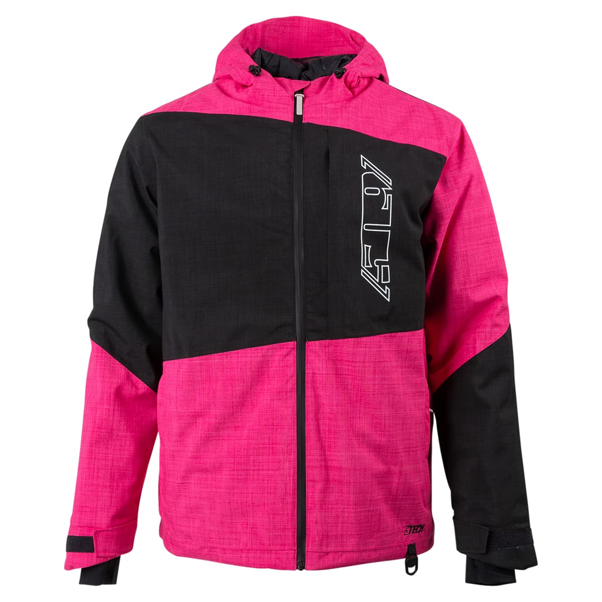 509 Forge Insulated Jacket - Waterproof Winter Coat for Men & Women, Windproof Thermal Puffer Jacket with Hood (Pink, Large) - Perfect for Skiing, Hiking & Outdoor Activities