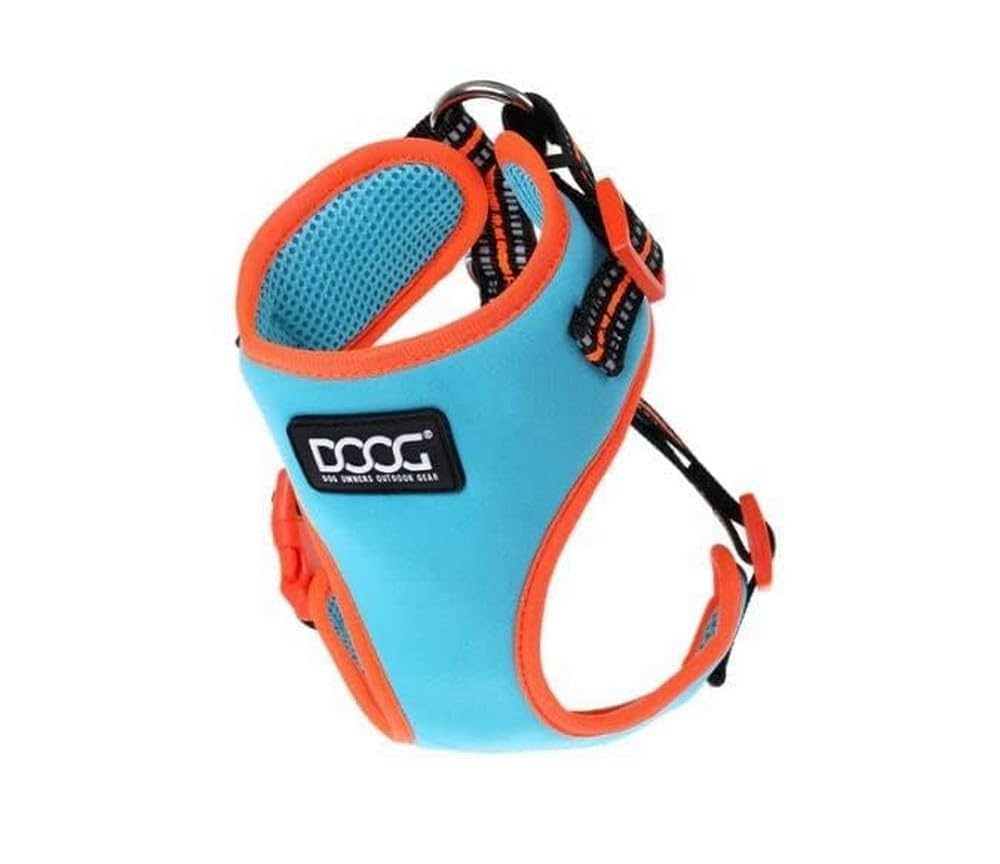 DOOG Neoflex Dog Soft Harness - Extra Small Reflective Pet Vest for Small Dogs - Comfortable & Adjustable for Walking, Hiking & Outdoor Adventures (Neon Green)