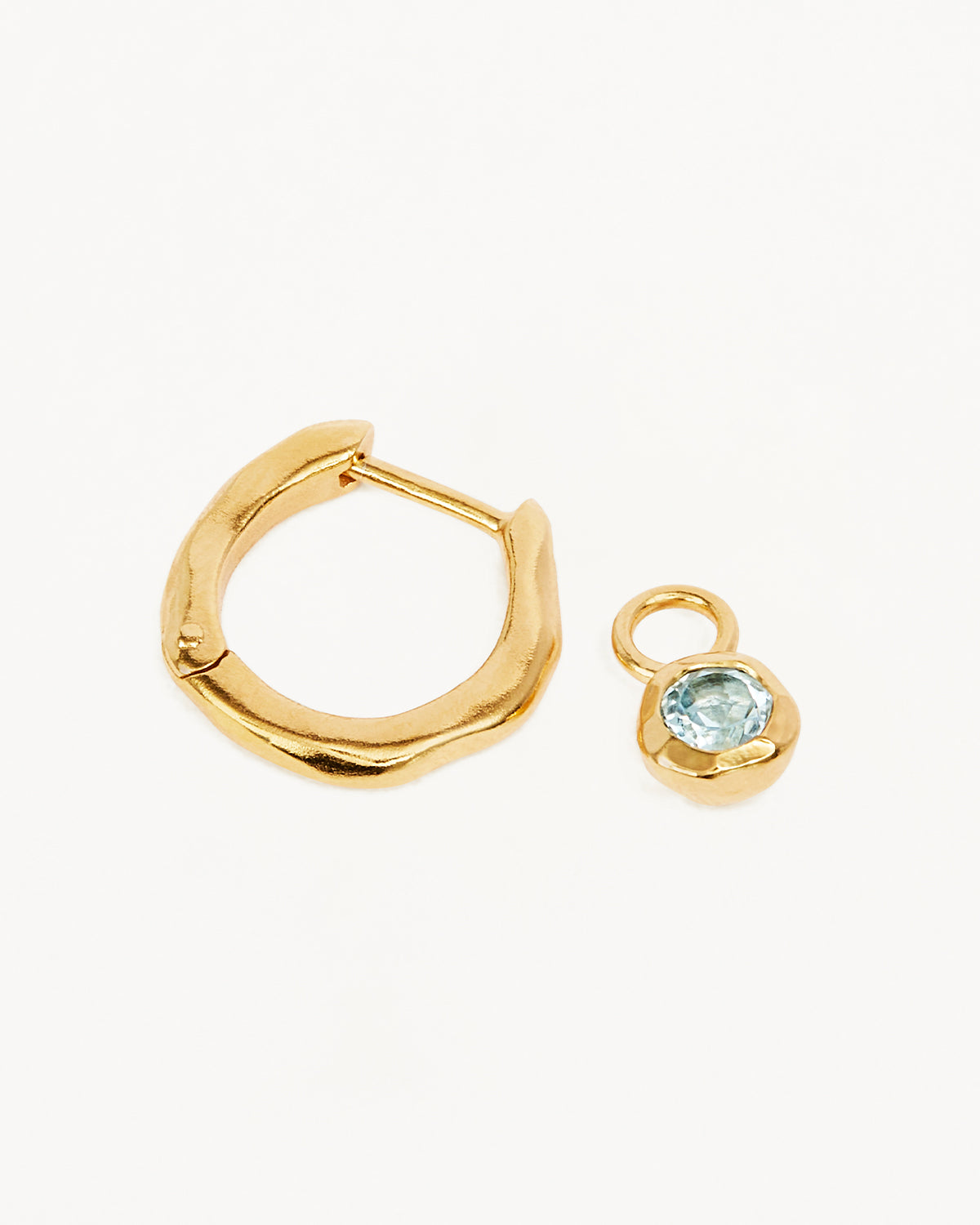 18K Gold Vermeil Infinite Skies Hoop Earrings - Elegant Dainty Huggie Hoops for Women, Perfect for Everyday Wear, Date Night & Special Occasions