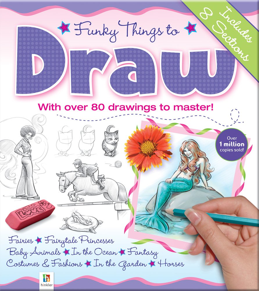 Funky Things to Draw: 8-in-1 Sketchbook Collection for Artists & Beginners - Perfect for Doodling, Sketching & Creative Inspiration