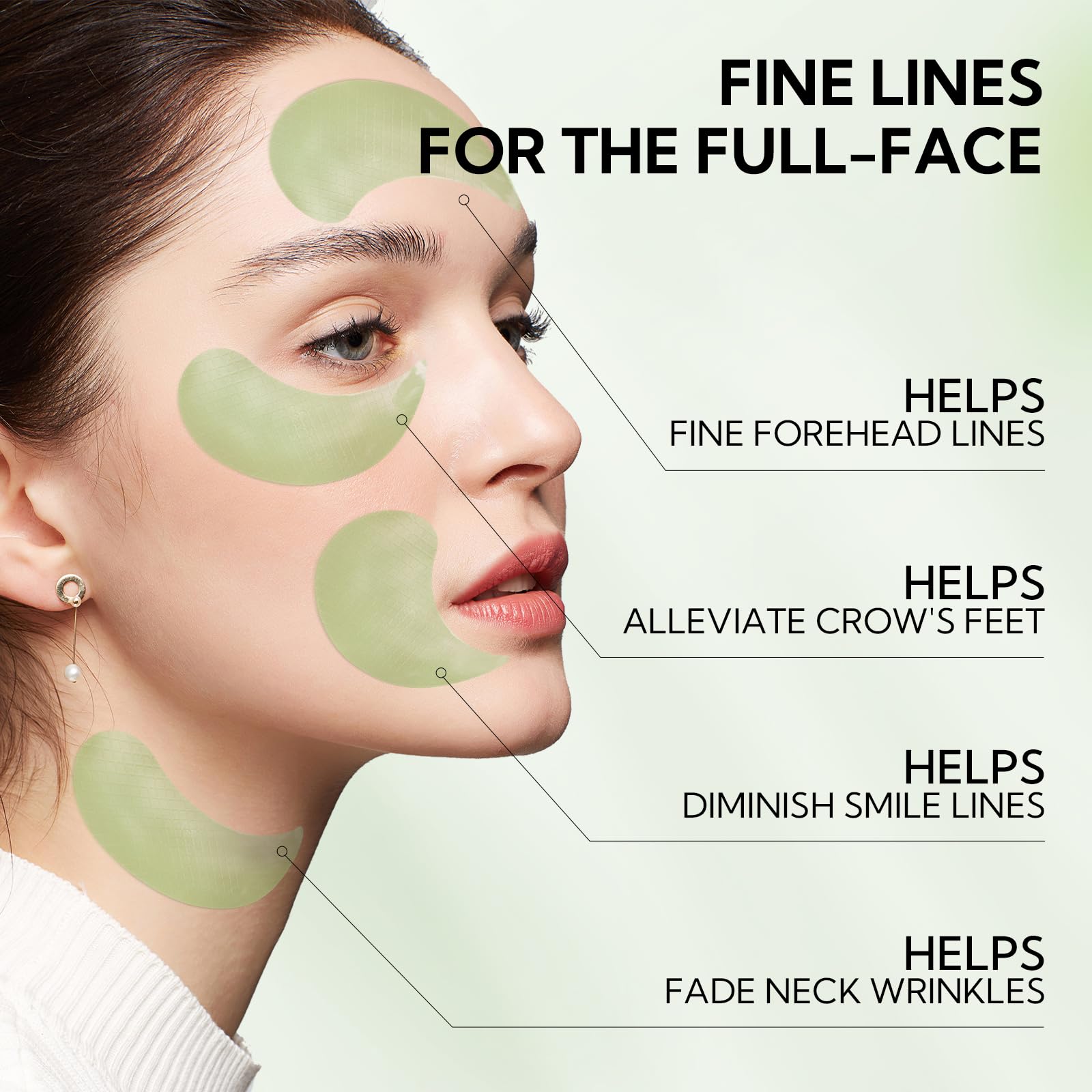 LANBENA Aloe Vera Under Eye Patches for Puffy Eyes and Dark Circles - Collagen Eye Gel Mask for Hydration & Skin Elasticity - Perfect for Morning Skincare & Travel Essentials