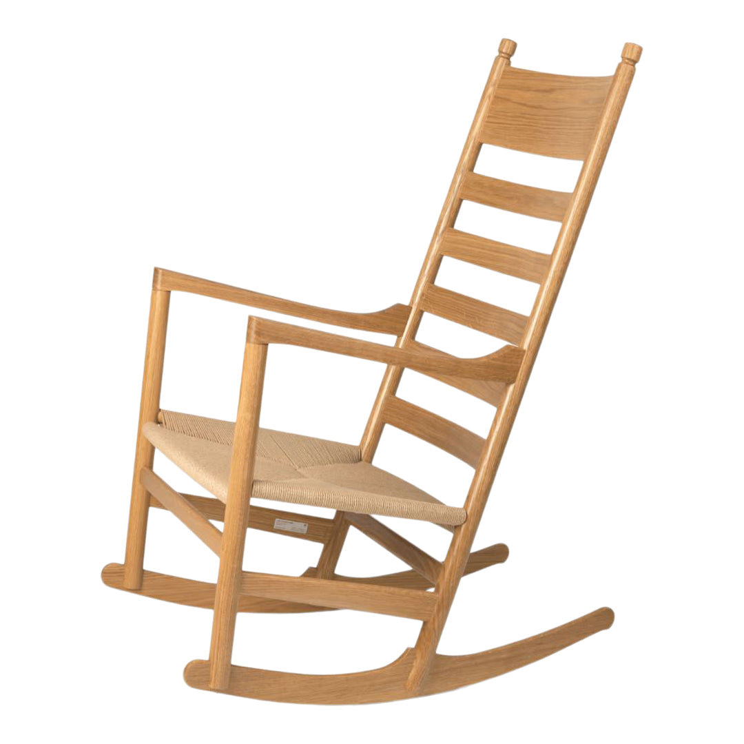 CH45 Rocking Chair - Comfortable Wooden Rocking Chair for Living Room, Nursery & Porch - Perfect for Relaxing, Nursing & Reading