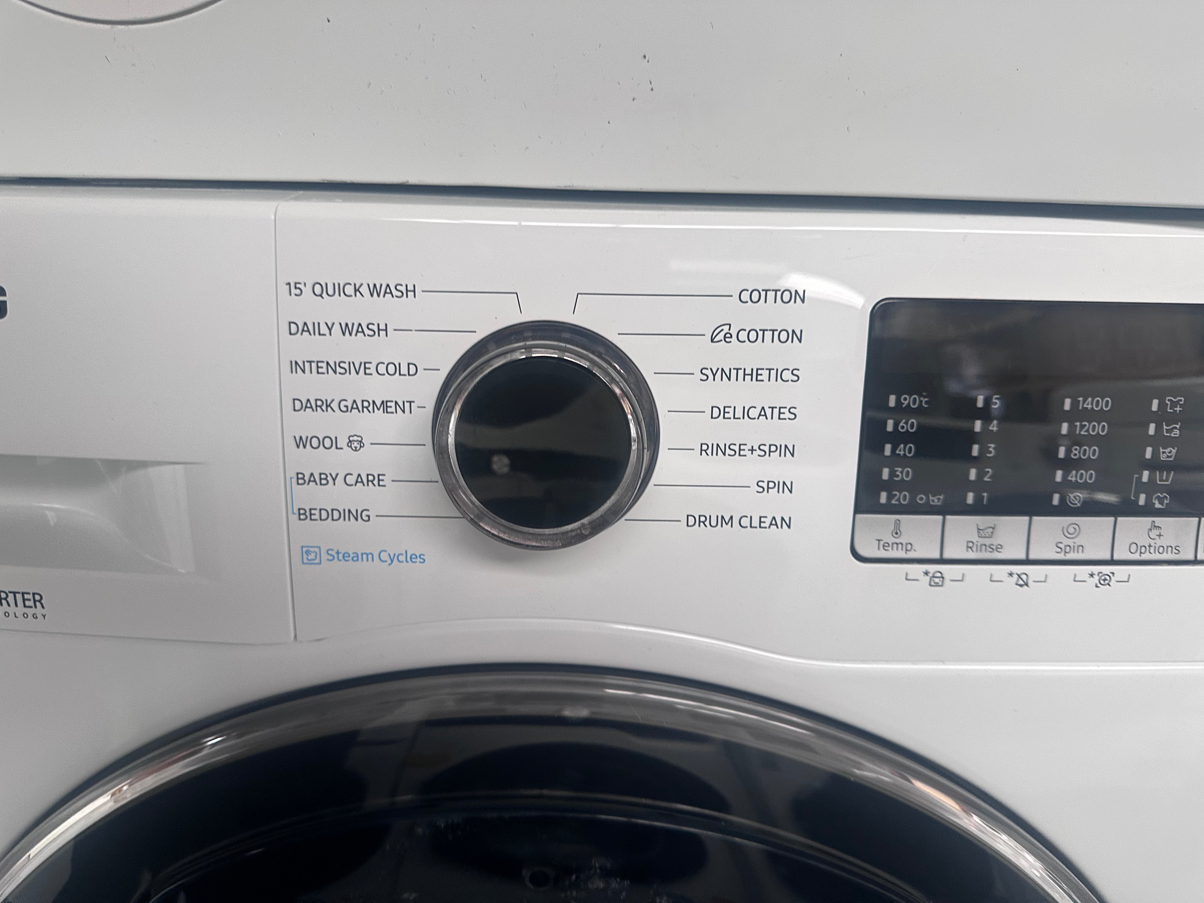 Samsung 8.5Kg AddWash Front Load Washing Machine with Steam - Certified Refurbished | Large Capacity Smart Washer for Family Laundry | Perfect for Apartments & Energy-Efficient Homes