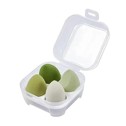 Premium Ultra Soft Blender Makeup Sponge Set - 4 Pack with Travel Case (Multicolor) for Flawless Foundation & Contouring - Perfect for Professional Makeup Artists & Everyday Beauty Routine