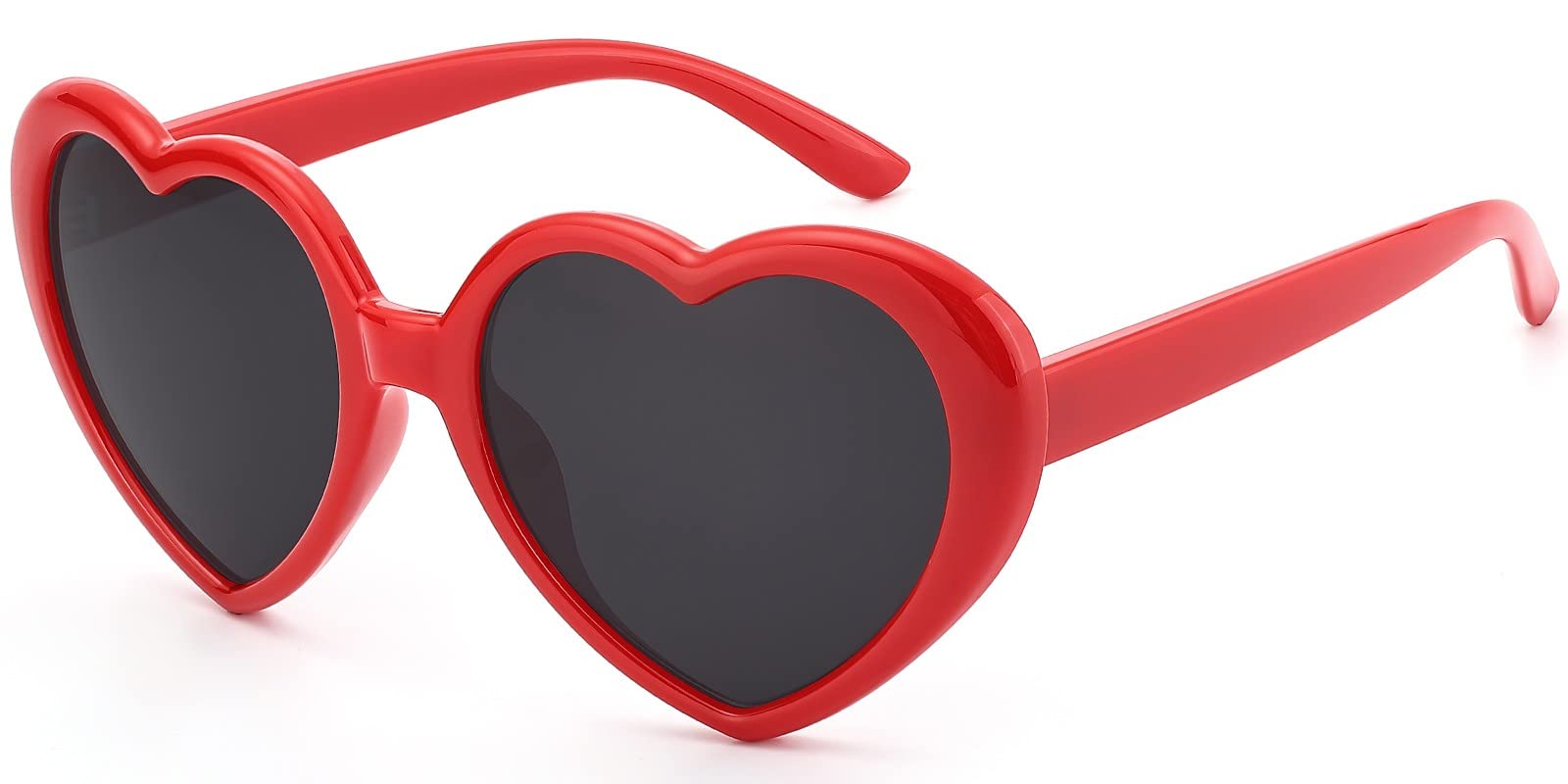 Heart-Shaped Sunglasses for Women & Men - Oversized Retro Love Sunglasses, Trendy Fashion UV Protection - Perfect for Beach, Dating, and Summer Outfits