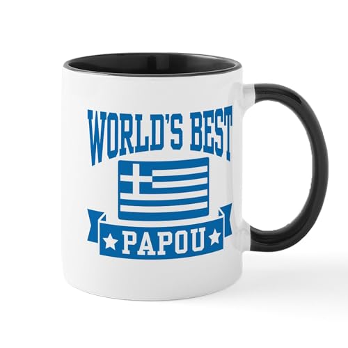 White/Black Inside - World'S Best Papou