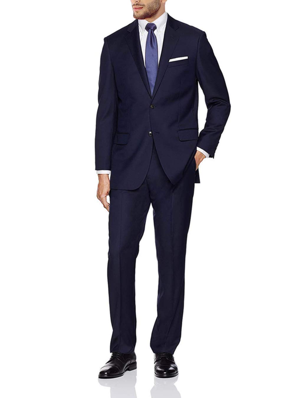 GN GIORGIO NAPOLI Men's Slim Fit 2-Button Modern Sport Coat Blazer - Premium Wool Suit Jacket for Business, Wedding & Formal Occasions