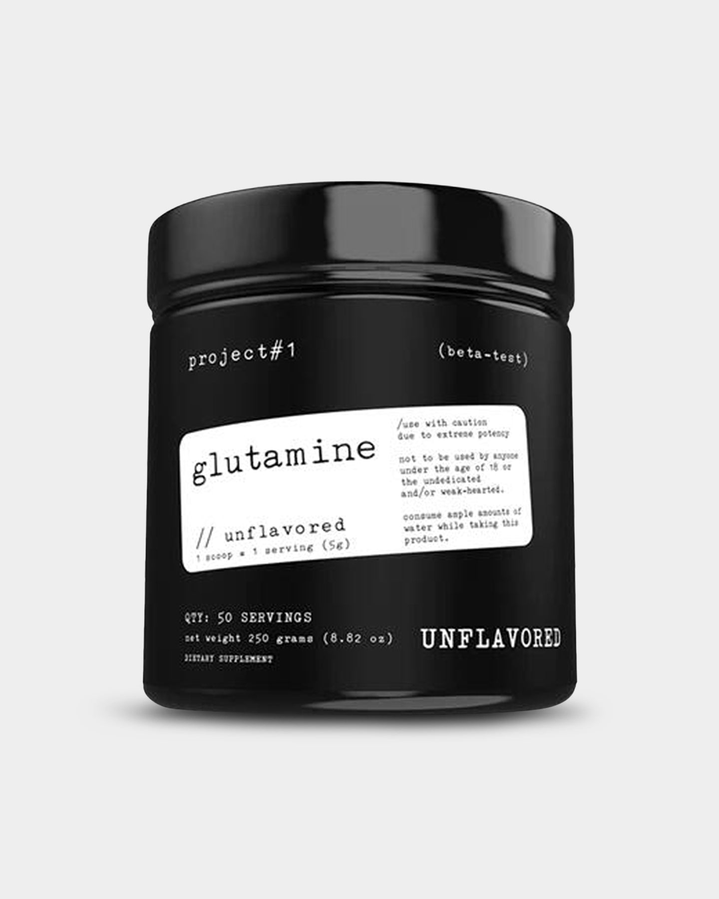 Project#1 Nutrition Glutamine Powder - Premium L-Glutamine Supplement for Muscle Recovery & Immune Support - Ideal for Athletes, Bodybuilders & Fitness Enthusiasts - Post-Workout & Training Essential