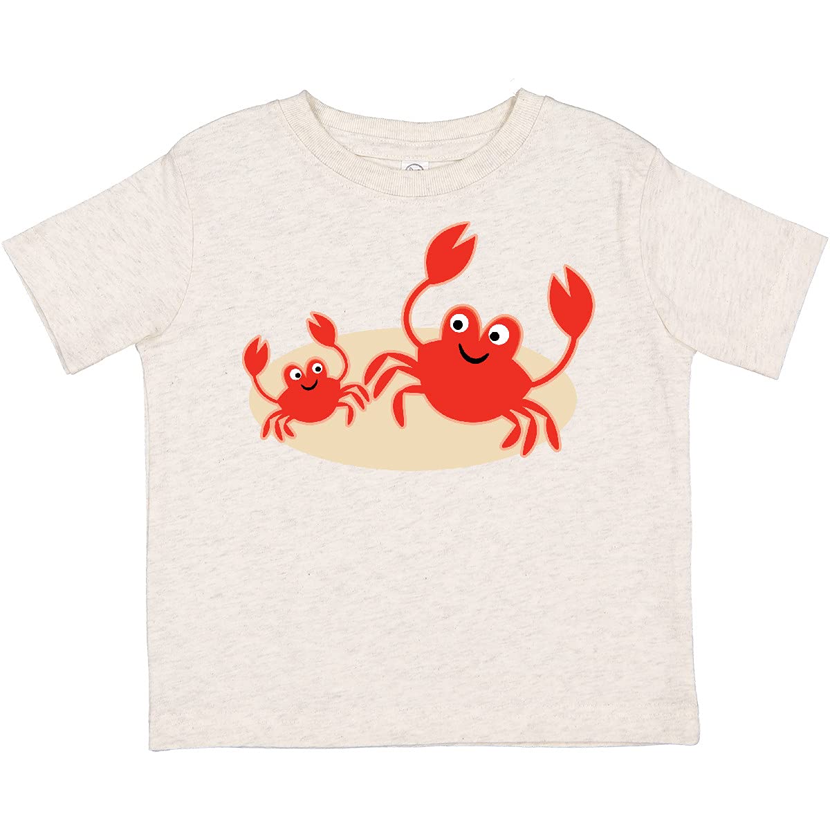 Inktastic Cute Beach Crabs Vacation Toddler T-Shirt - Soft Cotton Tee for Boys & Girls - Perfect for Summer Trips, Beach Outings & Family Vacations