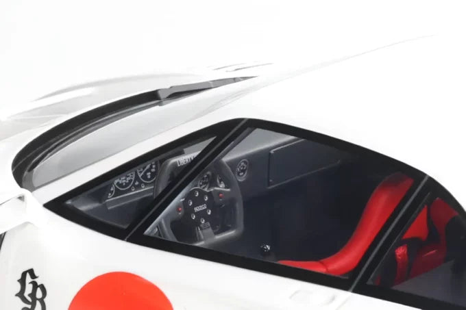 GT Spirit 1:18 Scale Ferrari F40 Liberty Walk White Diecast Model Car - Premium Collectible for Display, Racing Enthusiasts & Car Lovers