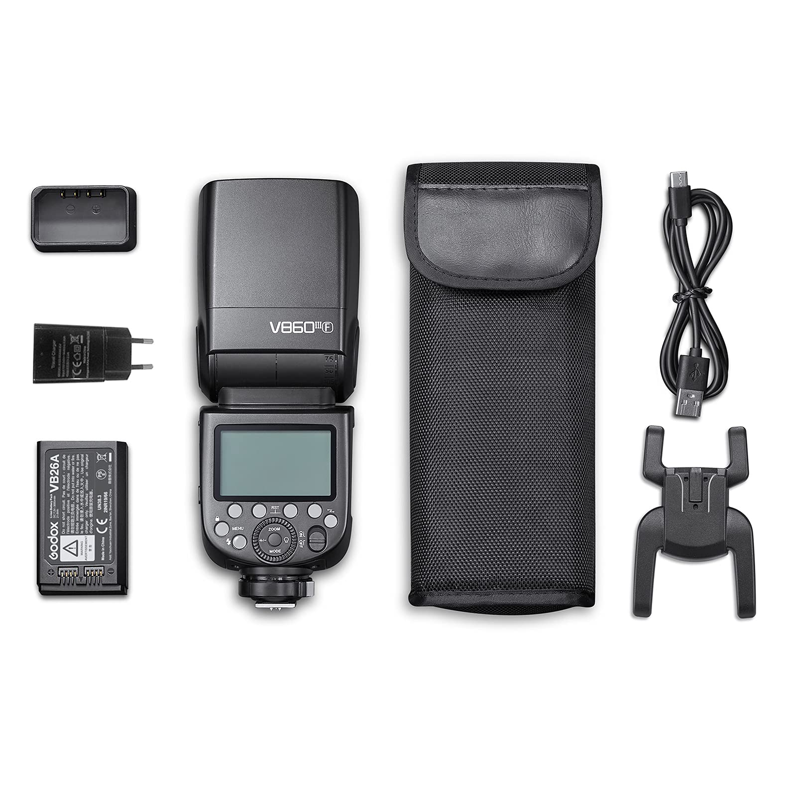 GODOX V860III-F Wireless TTL Speedlite Flash for Fujifilm Cameras - 2.4G X System with Manual/Auto Mode | Perfect for Wedding, Portrait & Studio Photography