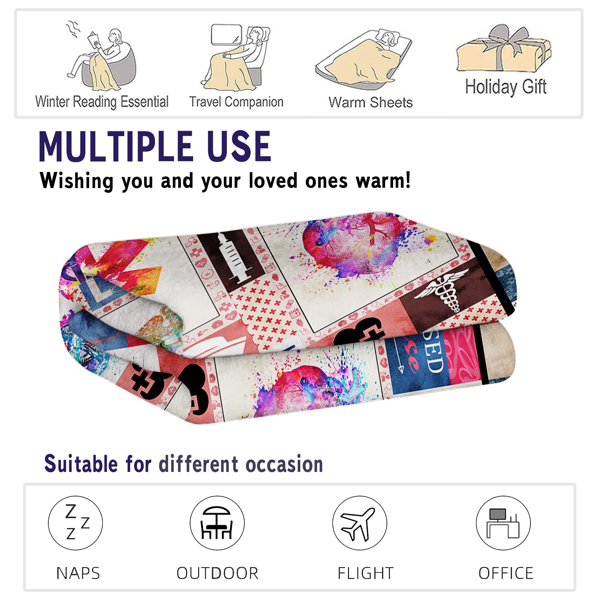 Premium Nurse Blanket for Women - 50