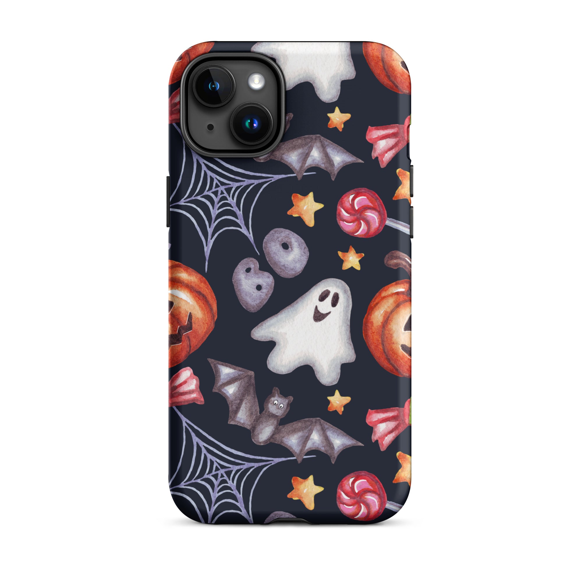 Premium Spooky Charm iPhone Case - Cute & Durable Protective Cover for iPhone 13/14/15, Perfect for Halloween, Parties & Everyday Use