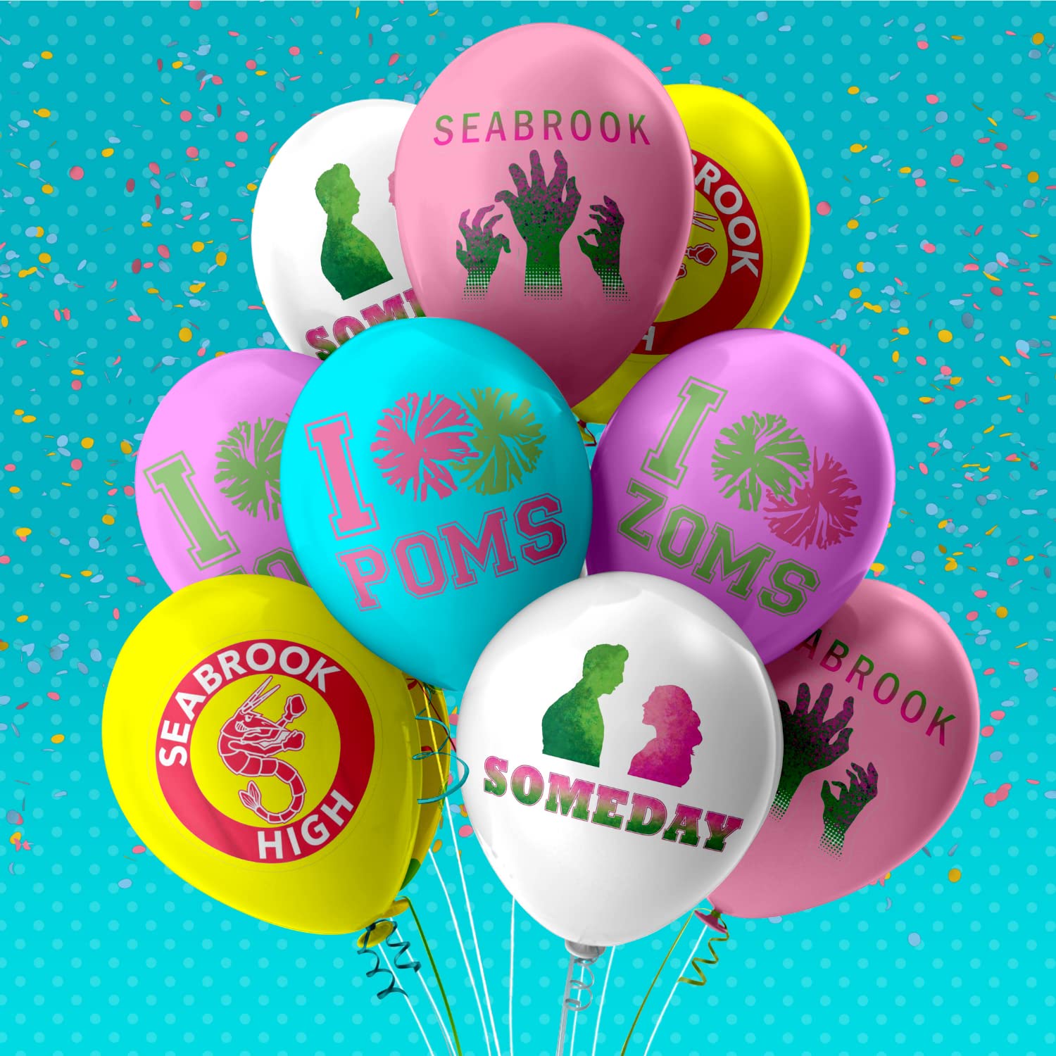 Zombie Birthday Party Supplies - Backdrop, Banner, Cake Topper | Halloween Decor
