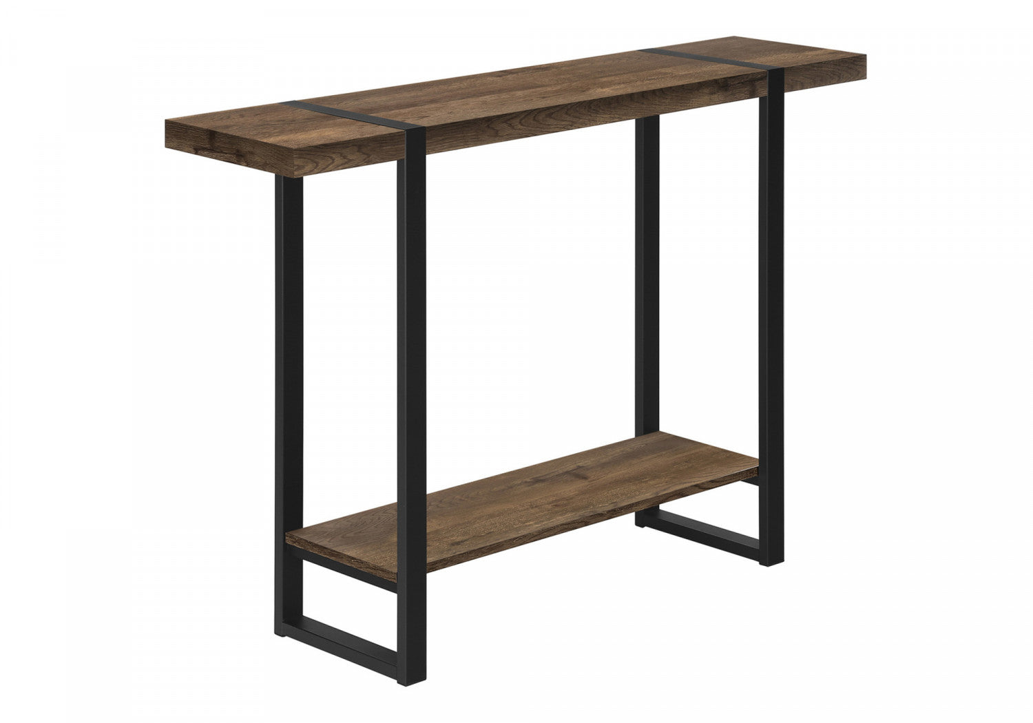 Rustic Brown Allen Sofa Table - Farmhouse Style Console Table for Living Room, Entryway & Hallway - Perfect for Decor, Storage & Display