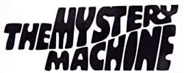 The Mystery Machine - 6 Inch Black Vinyl Decal Sticker for Laptop, Tablet, Skateboard, Car | Durable Waterproof Decoration for Tech Devices & Vehicles | Perfect for Scooby-Doo Fans & Customizing Your Gear