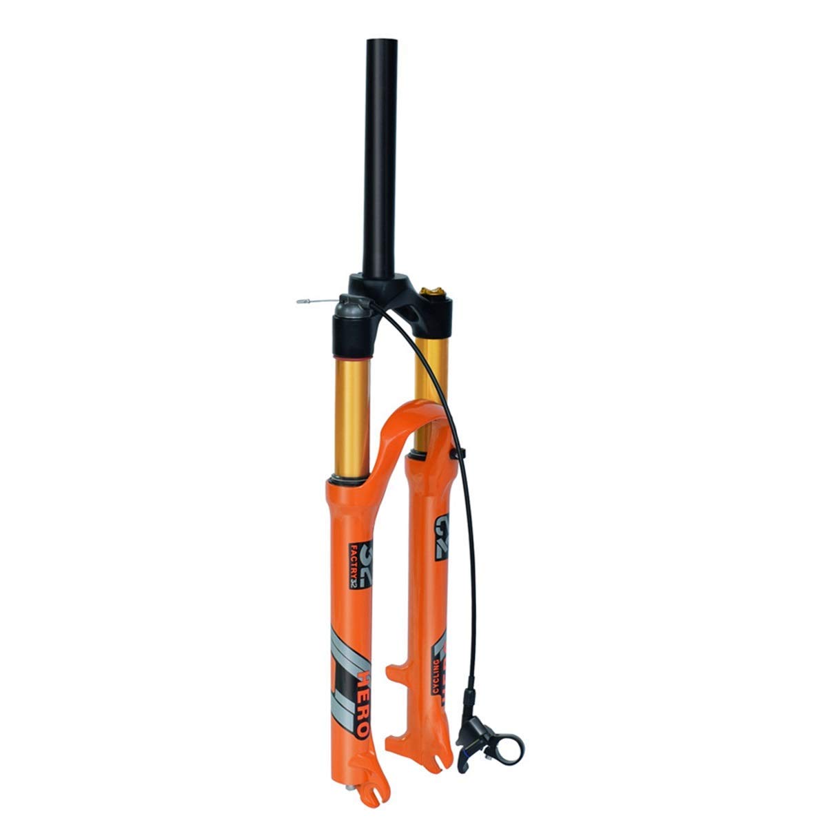 SLRMKK MTB Bike Suspension Forks - 26/27.5/29 Inch Quick Release, Disc Brake Compatible, Straight 1-1/8