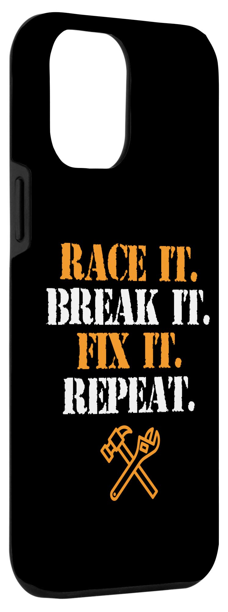 iPhone 12 Pro Max Case - Durable Car Mechanic Design Phone Cover with Shockproof Protection | Perfect for Auto Enthusiasts & DIY Mechanics (Black)