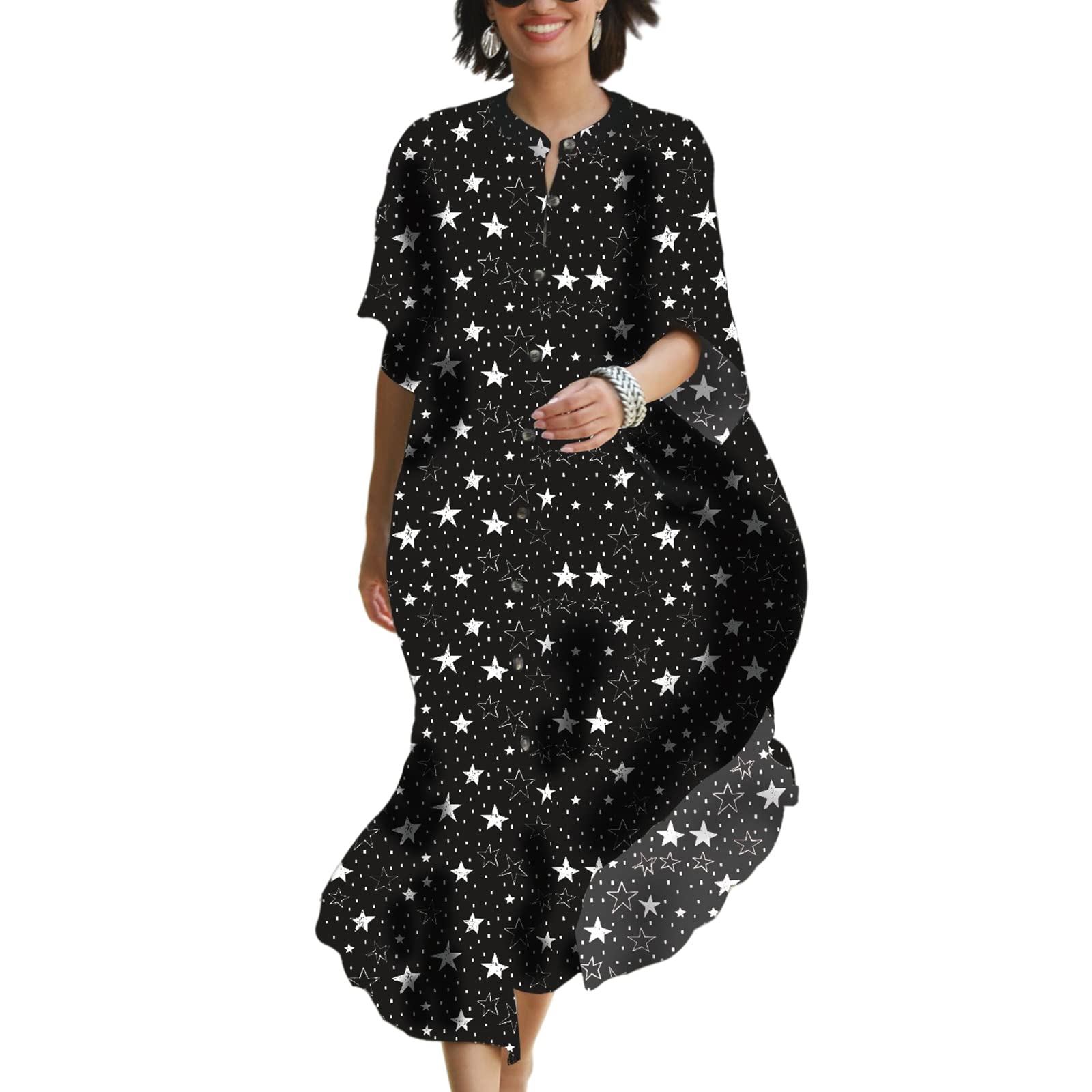 Bohemian Floral Print Women's Beach Cover Up Kimono Cardigan - Lightweight Swimsuit Cover Up for Pool, Beach & Summer Vacation