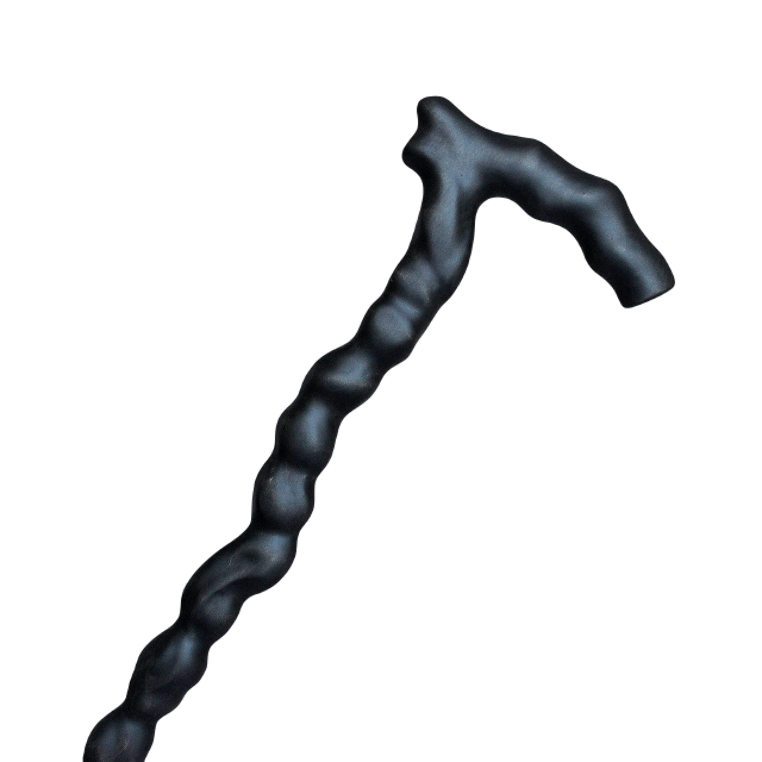 Hand Carved Original Wooden Cane - Custom Black Walking Stick for Hiking & Outdoor Activities - Perfect for Elderly Support, Fashion Accessory & Travel Aid
