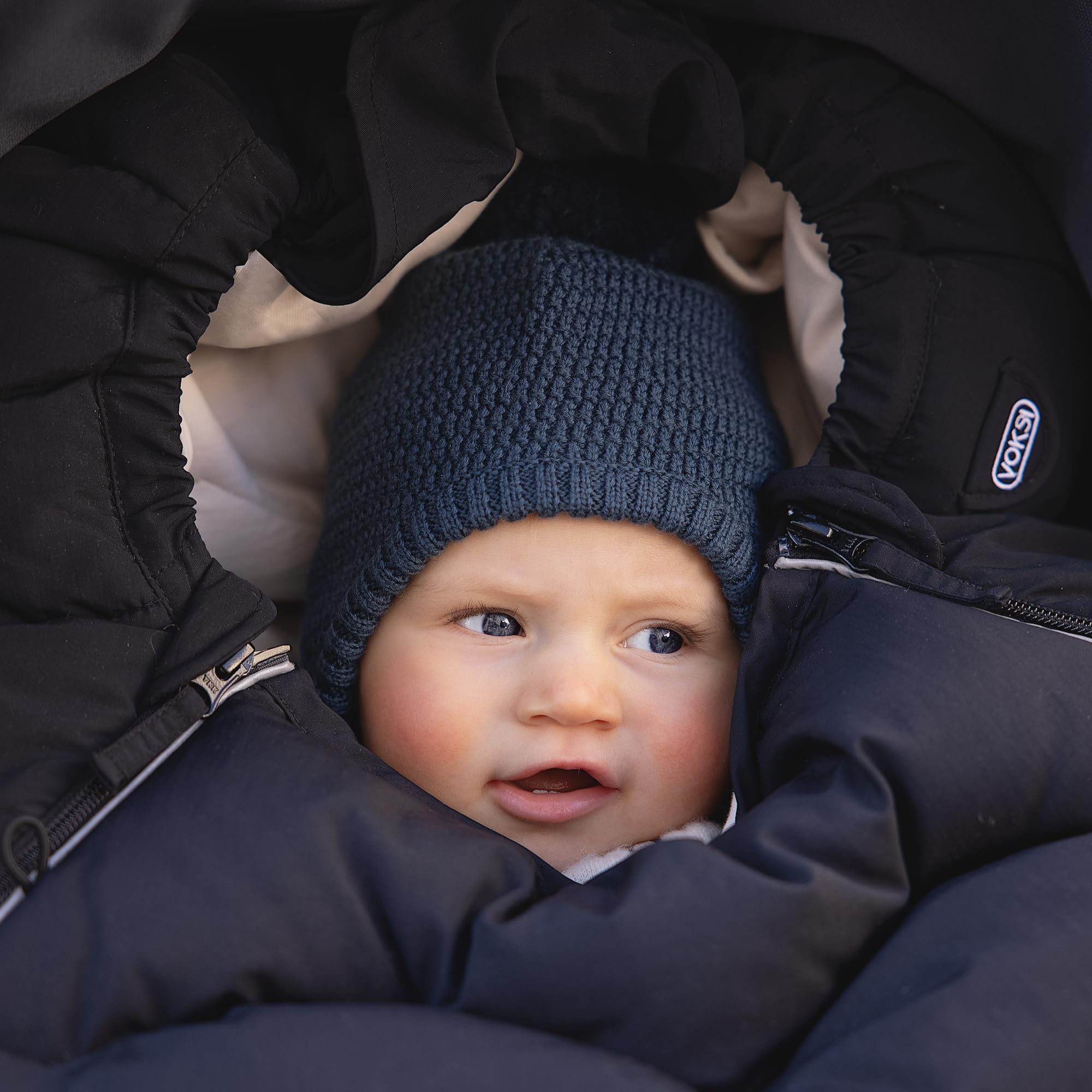 Premium Stroller Footmuff - Natural Wool & Down with High Insulation - Extendable Baby Stroller Cover for Winter - Urban 2025 Norway Design - Perfect for Cold Weather & Outdoor Walks with Your Baby