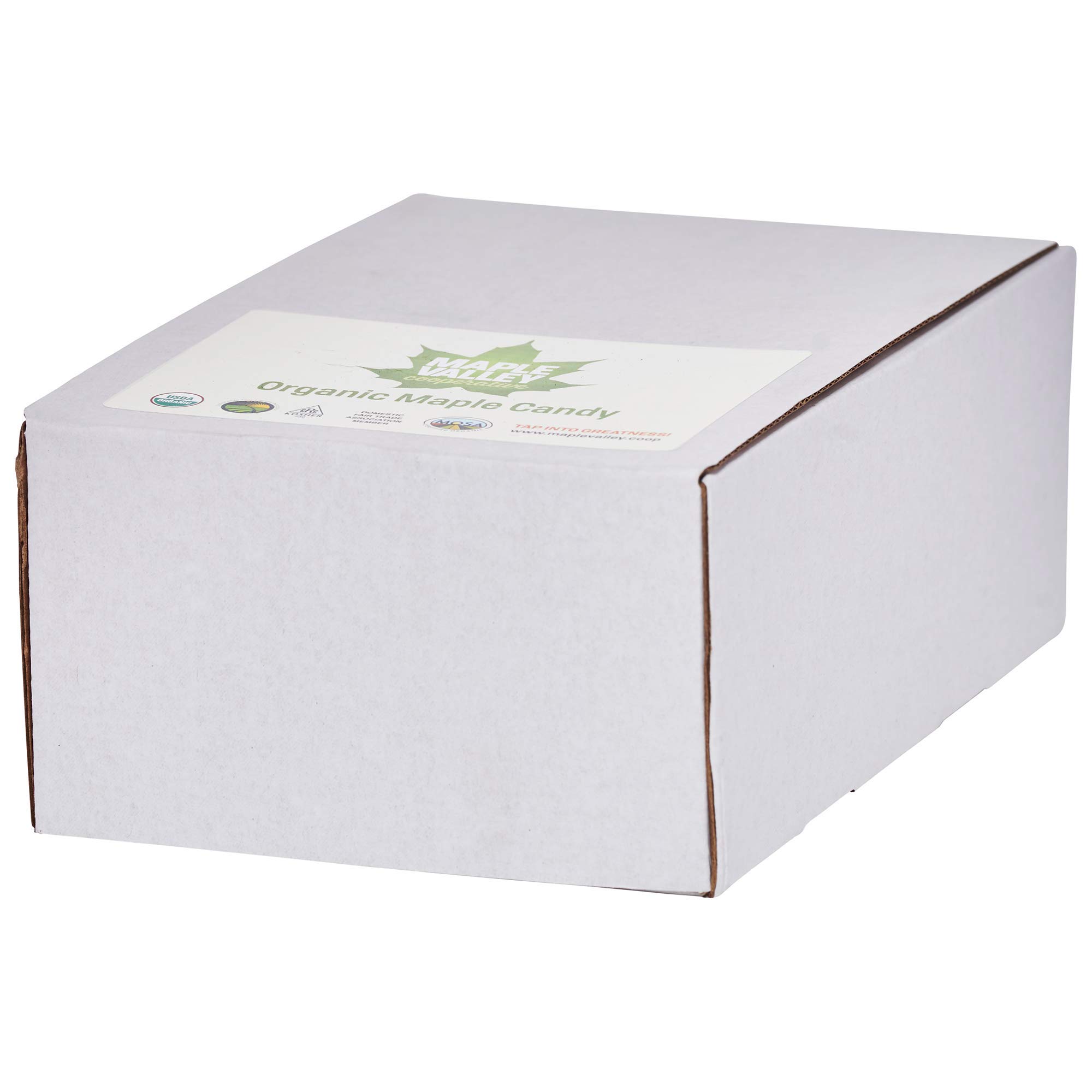 Organic Maple Candy by Maple Valley - 16-Pack Box Set | Natural Sweet Treat for Gifts, Parties & Dessert Toppings