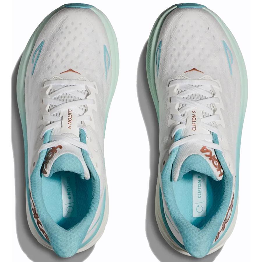 HOKA Women's Clifton 9 Running Shoes - Lightweight Cushioned Sneakers for Road Running, Walking & Gym Workouts | Perfect for Marathon Training, Jogging & Everyday Comfort
