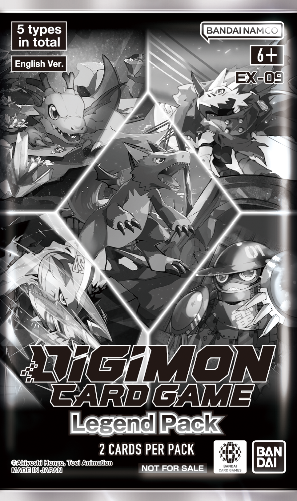 Digimon Card Game EX09 Versus Monsters Booster Box - 24 Packs for Collectors & Trading Card Game Battles | Perfect for Tournaments & Game Nights
