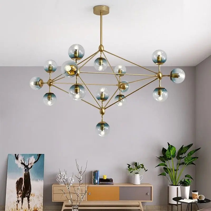 Modern Black Chandelier with 15/21 Lights - Elegant Ceiling Lighting Fixture for Dining Room, Living Room & Bedroom Decor