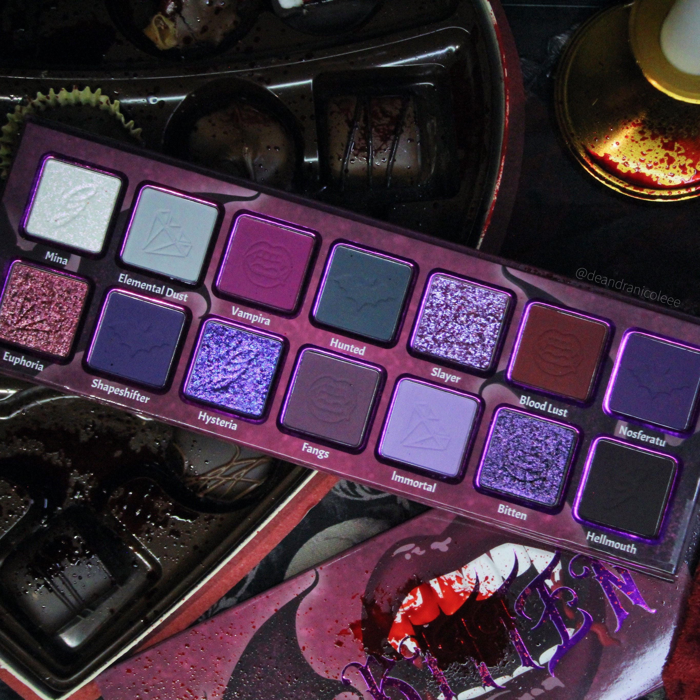 Bitten Eyeshadow Palette - 12 Highly Pigmented Matte & Shimmer Shades for Day & Night Makeup Looks | Perfect for Parties, Weddings & Everyday Wear