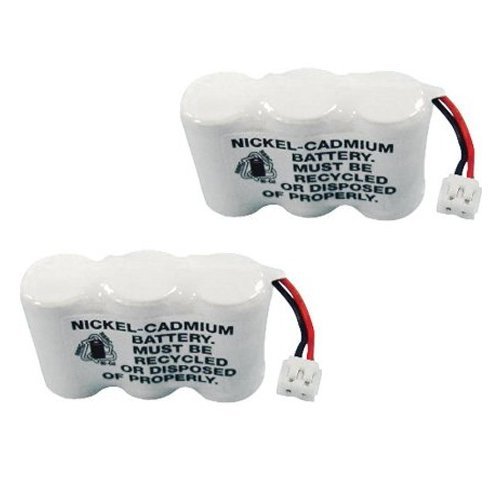 GE 2-5952 2-Handset Cordless Phone Combo Pack with 2 x BATT-5922 Rechargeable Batteries - Ideal for Home & Office Use