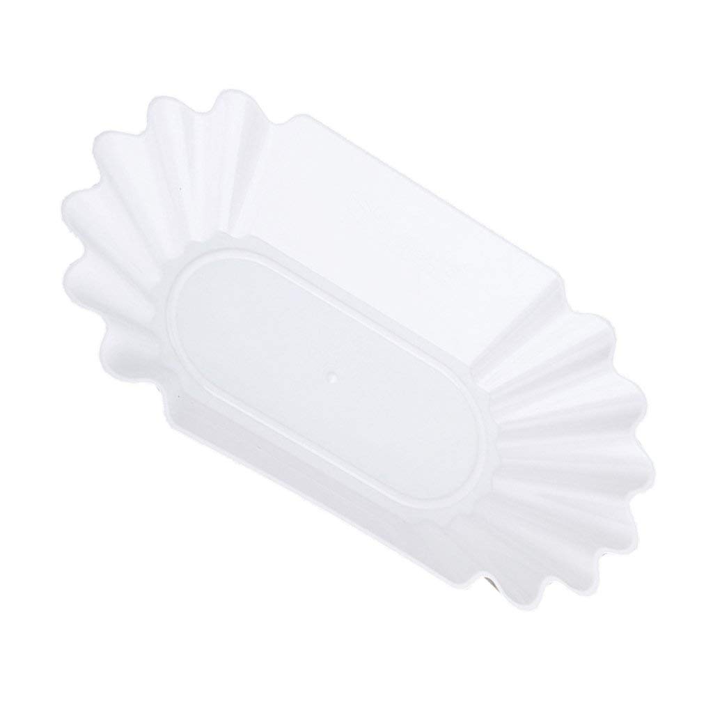 12-Piece Plastic Oval Coffee Cupping Sample Trays - Coffee Bean Tasting Dishes, Snack Plates for Baristas & Home Brewing - Perfect for Coffee Tasting, Cupping Sessions & Small Snacks Serving