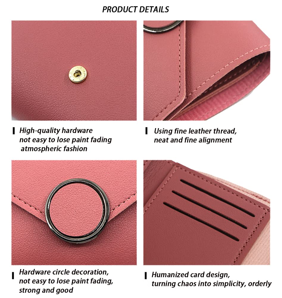 Ultra Slim Women's Wallet - Genuine PU Leather Credit Card Holder & Minimalist Clutch Purse | Perfect for Everyday Use, Travel, and Gift Giving