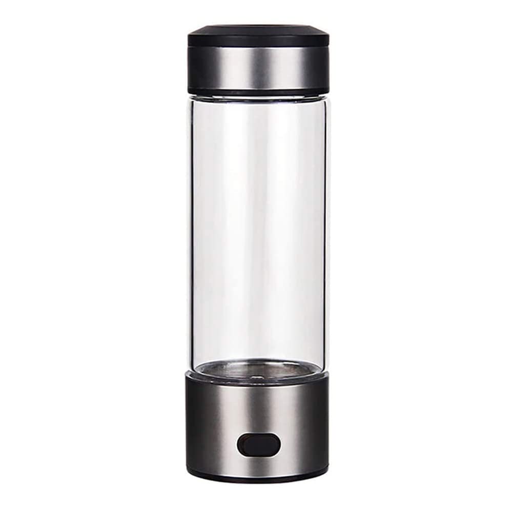 Portable Hydrogen Water Bottle with PEM Technology - Rechargeable Ionized Water Generator for Health & Hydration | Perfect for Travel, Gym & Daily Detox
