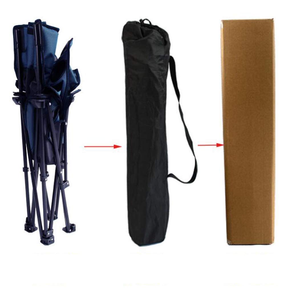 Portable Folding Chair - Lightweight Outdoor Camping Chair with Oxford Fabric & Metal Frame for Beach, Fishing, Picnics, Backyard & Travel (Blue) - Perfect for Camping Trips, Beach Relaxation & Outdoor Events