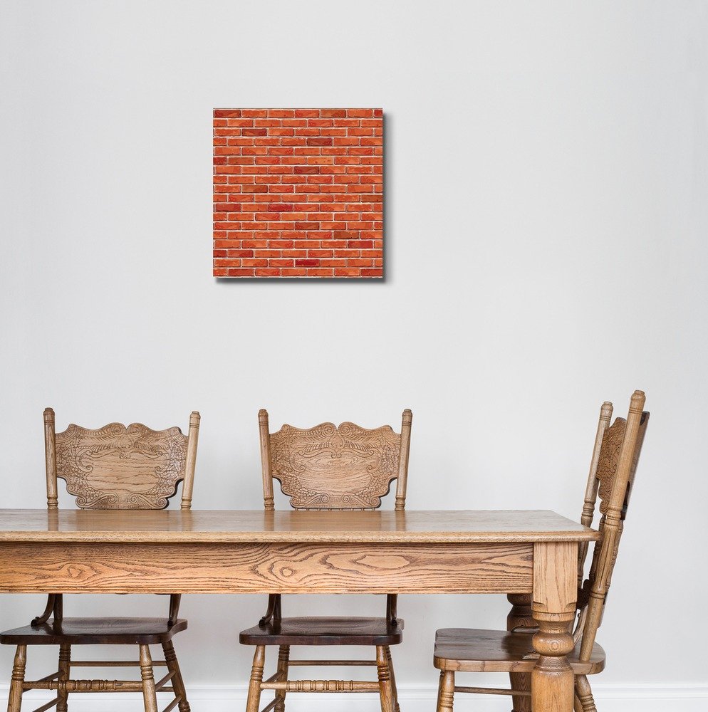 Wall26 - Premium Canvas Prints Wall Art - Seamless Red Brick Wall Design | Modern Home & Office Decor - 24