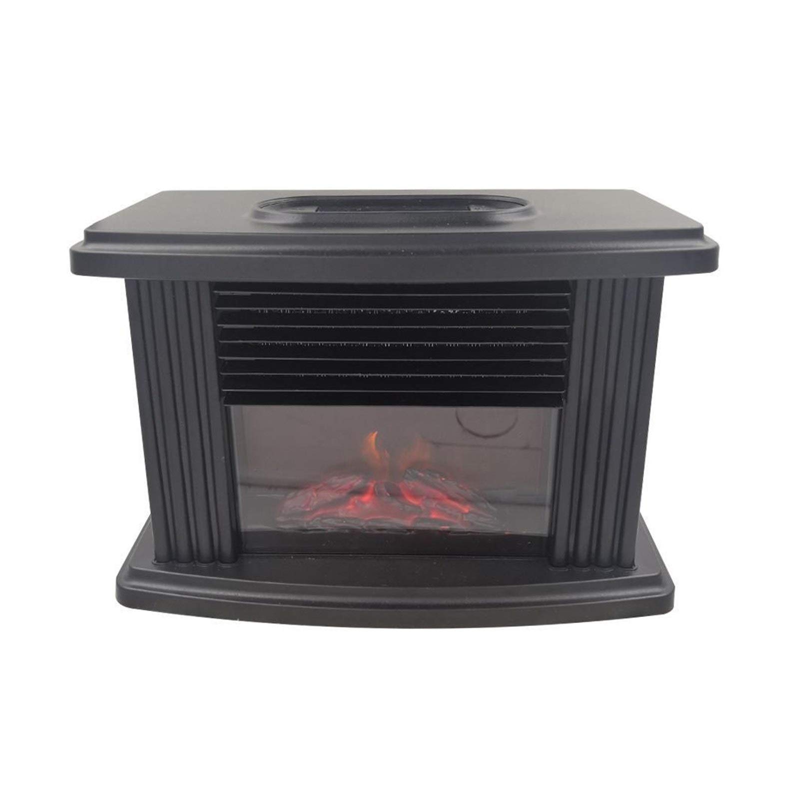 Wall Mounted Electric Fireplace Heater - 1000W Portable Tabletop Indoor Space Heater with Realistic Flame Effect | Perfect for Bedroom, Living Room & Office Winter Warmth