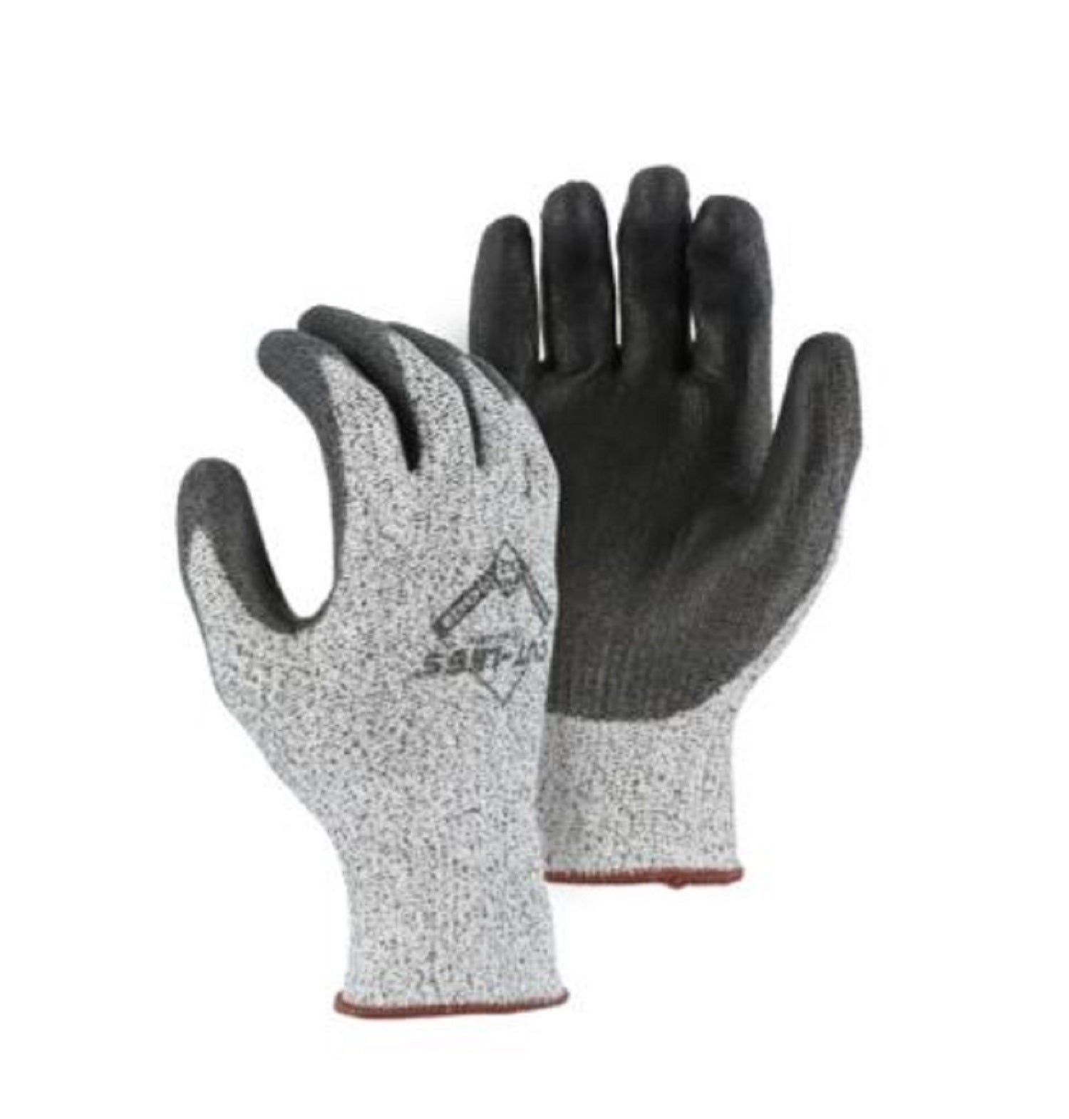 Majestic Cut-Resistant Polyurethane Palm Work Gloves - Durable Safety Gloves for Construction, Woodworking & DIY Projects
