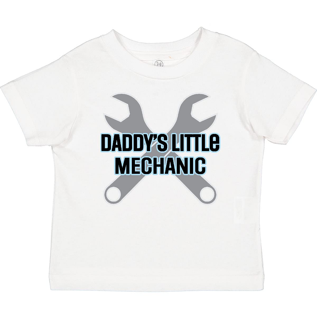 Inktastic Daddy's Little Mechanic Baby Boy T-Shirt - Cute Toddler Graphic Tee for Car Lovers - Perfect for Playdates, Father-Son Bonding & Family Photos