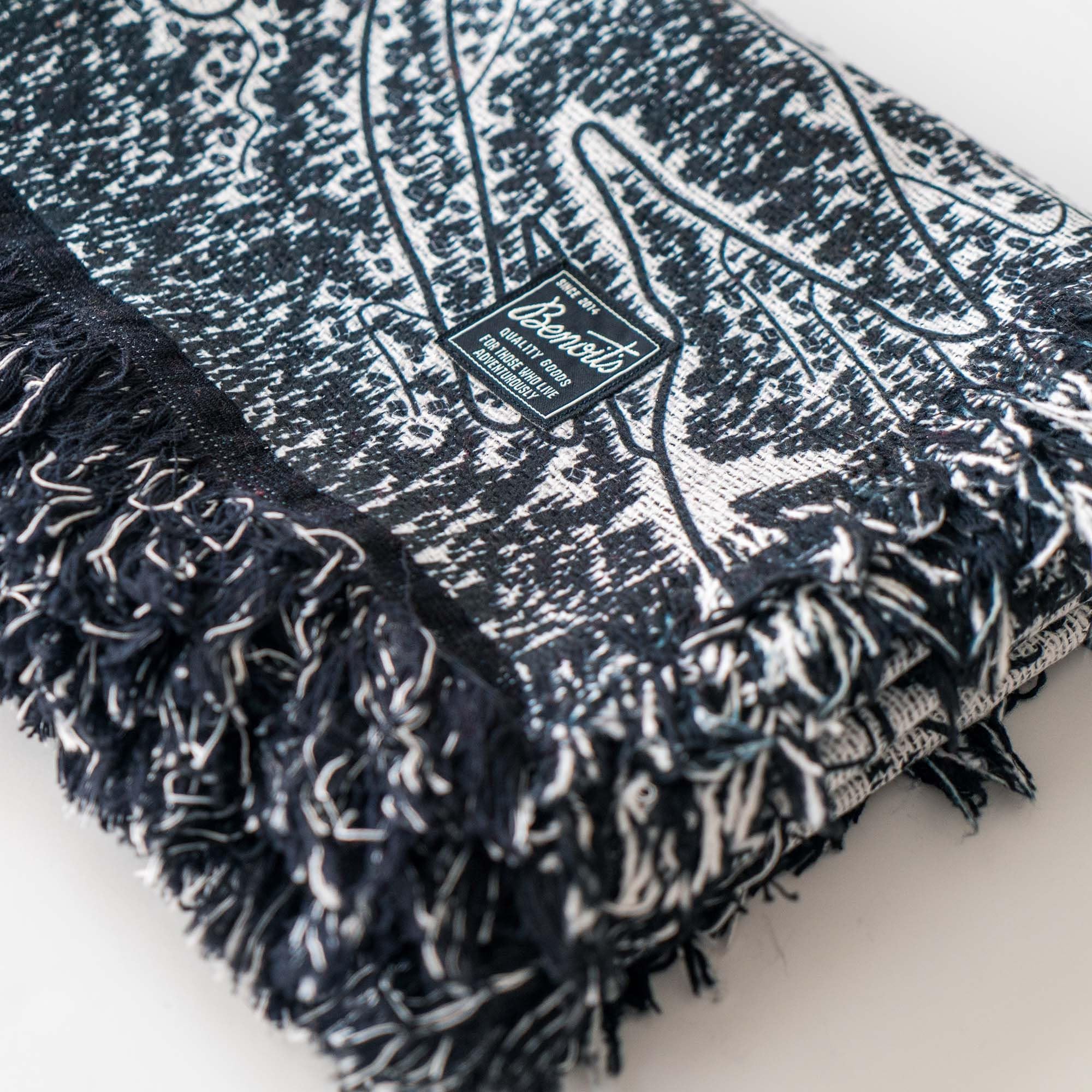 Saddleback Mountain Maine Ski Trail Map Blanket - Cozy Winter Throw for Ski Enthusiasts & Home Decor | Perfect for Ski Lodges, Cabins & Gift Ideas