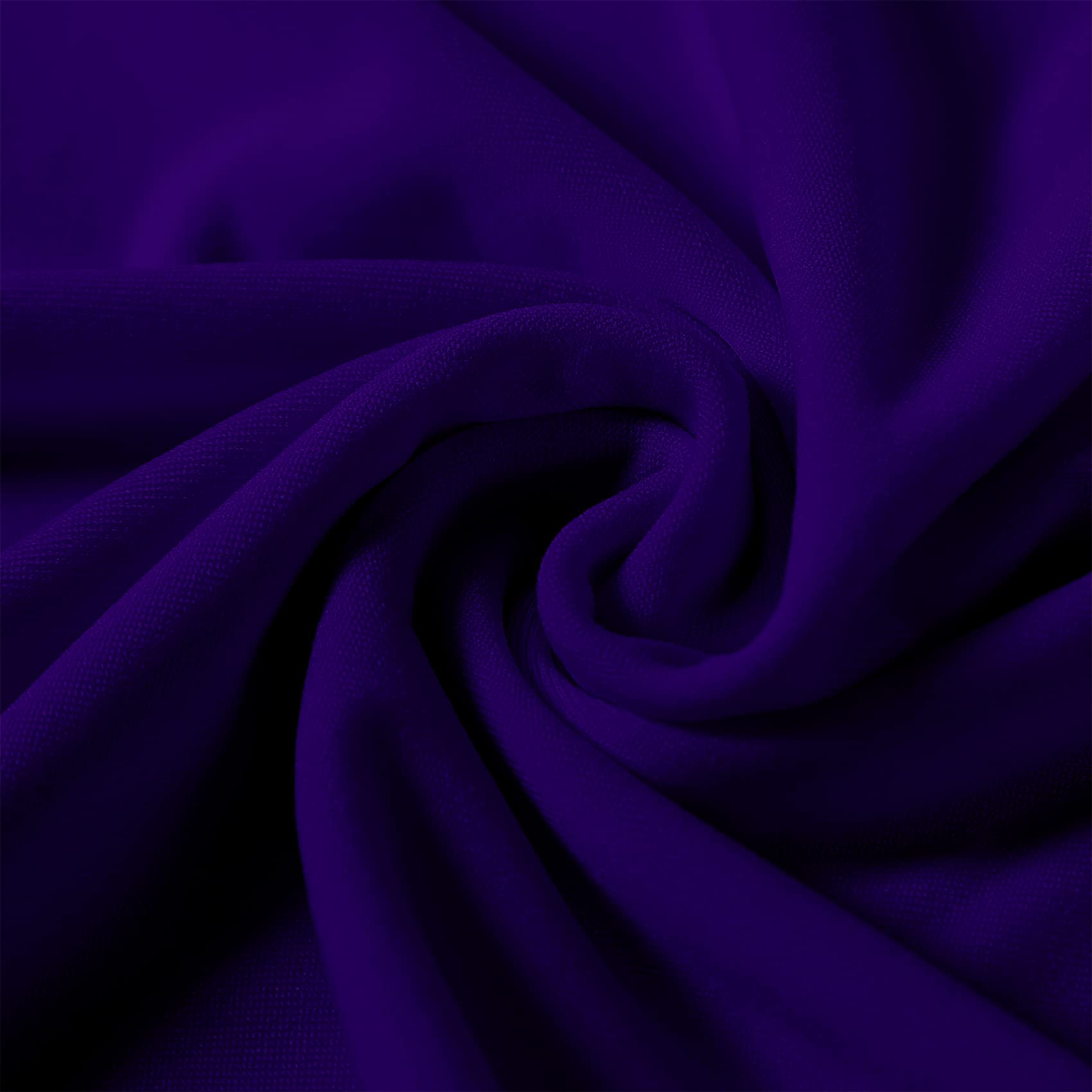 12PCS Stretch Spandex Chair Covers - Washable & Removable Elastic Chair Protectors for Living Room, Party, Banquet, Wedding, Hotel (Purple) - Perfect for Home Decor & Event Seating