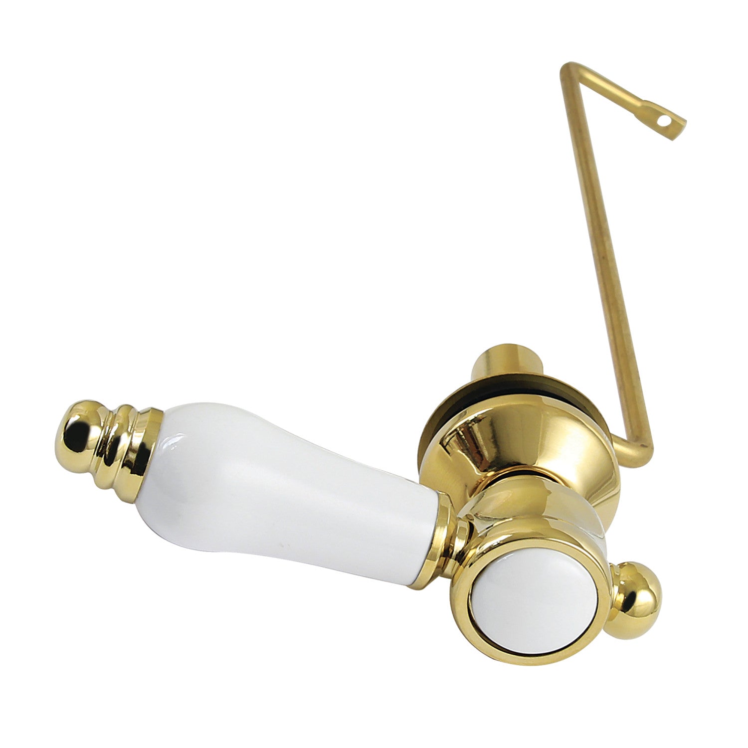 Bel Air KTBPLS2 Side Mount Toilet Tank Lever in Polished Brass - Durable Replacement Flush Handle for Bathroom Toilet Repair and Upgrade